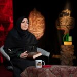 عکس | پوشش متفاوت المیرا شریفی مقدم در آنتن زنده پس از شهادت رئیسی