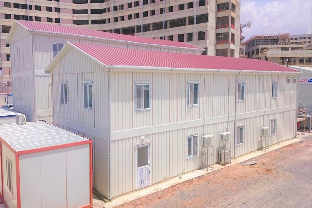 مجتمع کانکس مسکونی چند واحده دو طبقه