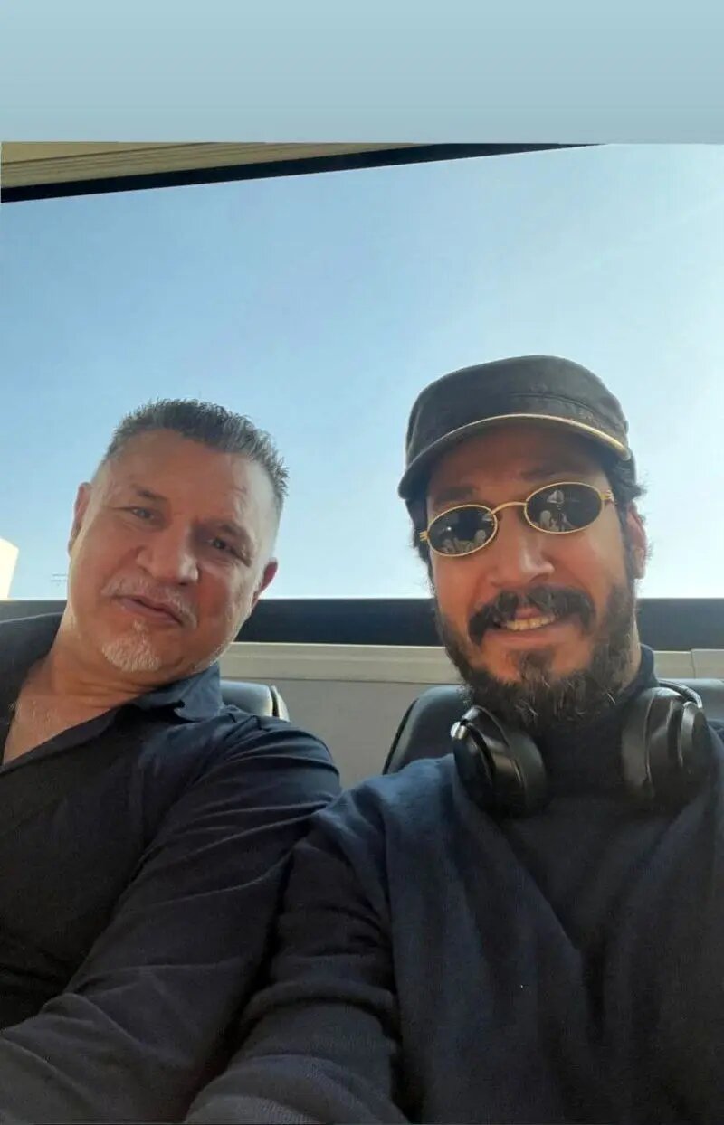 عکس | سلفی بهرام افشاری در کنار علی دایی عکس | سلفی بهرام افشاری در کنار علی دایی