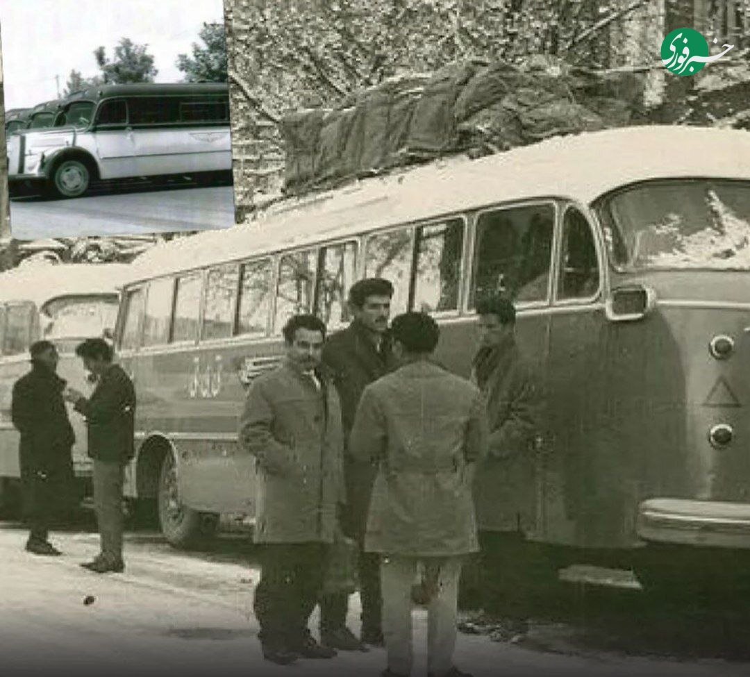 عکس | اولین اتوبوس‌های خط اتوبوسرانی تهران در سال ۱۳۳۵