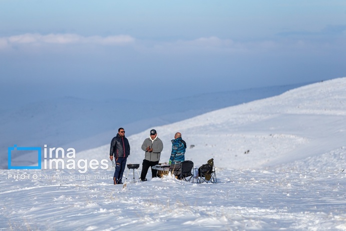 تصاویر | سهند سپیدپوش شد
