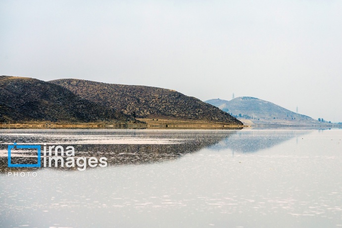 تصاویر | دریاچه مهارلو زنده شد؛ بازگشت فلامینگوها