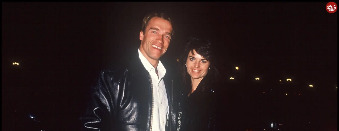 عکس | تصویری جالب از آرنولد در کنار همسرش در یک مهمانی در پاریس