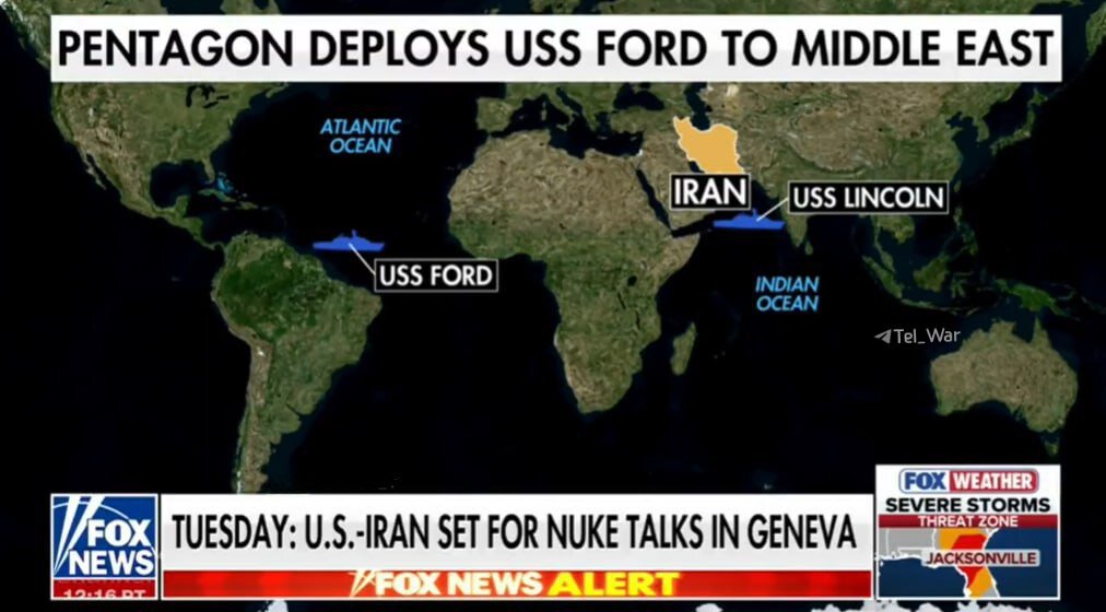 عکس | آخرین موقعیت ناو جرالد فورد آمریکا که در راه خاورمیانه است! عکس | آخرین موقعیت ناو جرالد فورد آمریکا که در راه خاورمیانه است!