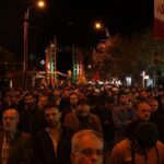 ببینید | هم‌اکنون؛ تصویری از حمله هوایی به اطراف میدان ونک و پاسخ مردم