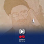 طراحی چهره رهبر شهیدمان روی شنهای ساحلی توسط طراح پاکستانی