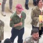 ببینید | بازداشت کهنه‌سربازان آمریکایی معترض به جنگ ایران