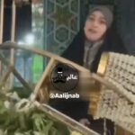 ببینید | سقوط لوستر رو سر مجری در برنامه تلویزیون