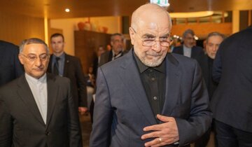 مشورت قالیباف و باقری کنی در هیئت میناب ۱۶۸ در زوریخ سوئیس + عکس مشورت قالیباف و باقری کنی در هیئت میناب ۱۶۸ در زوریخ سوئیس + عکس