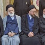 ببینید | تصویری از فرزند رهبر شهید انقلاب در حرم رضوی