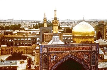 عکس | قابی زیبا و قدیمی از حرم امام رضا (ع) در دوره ناصرالدین‌شاه