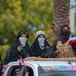 ببینید | تصاویری از زنان موشک به دست در «رزمایش جان‌فدا»