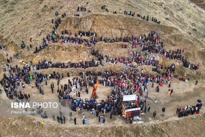 تصاویر| پیشواز نوروز در روستای «هشمیز» کردستان
