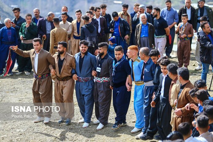 تصاویر| پیشواز نوروز در روستای «هشمیز» کردستان