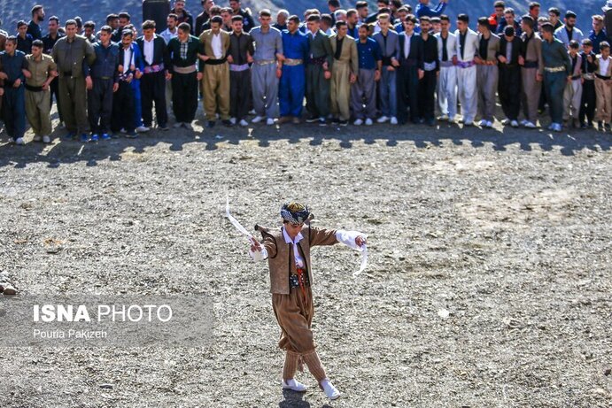 تصاویر| پیشواز نوروز در روستای «هشمیز» کردستان