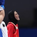 تصاویر | گریه‌های غم انگیز «الهه منصوریان» بعد از کسب مدال نقره بازی‌های آسیایی