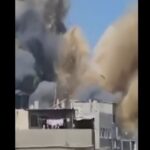 بمباران نوار غزه توسط جنگنده های اسراییل (فیلم)