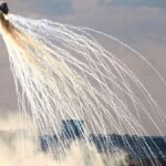 تصاویری از واکنش وحشتناک فسفر سفید در محیط (فیلم)