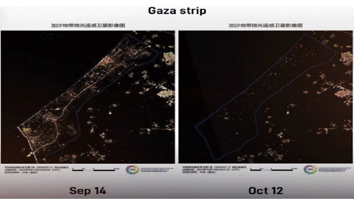 تصاویر ماهواره‌ای غزه قبل و بعد از حملات اسرائیل (فیلم)