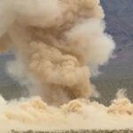 لحظات تست این بمب توسط هواپیمای A-10 ارتش آمریکا (فیلم)