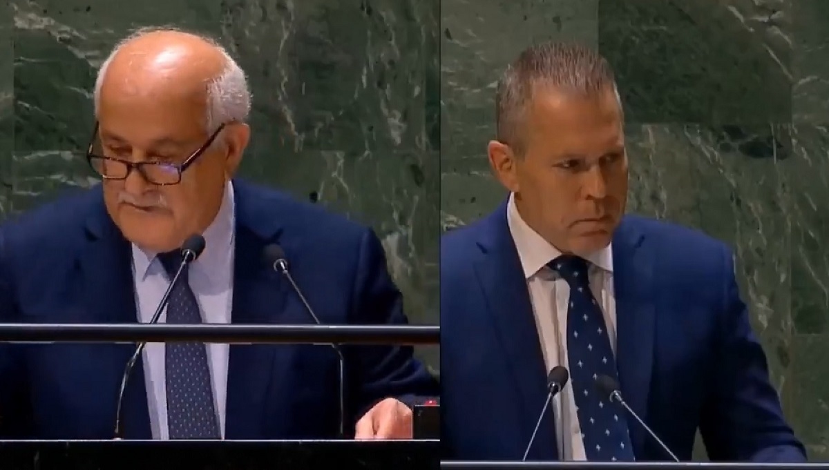 تشویق برای نماینده فلسطین ؛ سکوت برای نماینده اسراییل (فیلم)