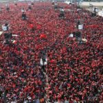 (تصاویر) تجمع بزرگ حمایت از فلسطین در استانبول