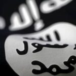 ببینید | حضور عجیب یک داعشی در مقابله با تجمع هواداران فلسطین