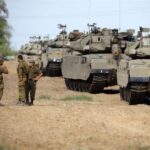 ببینید | آغاز حمله زمینی اسرائیل به نوار غزه با اعزام ده‌ها تانک