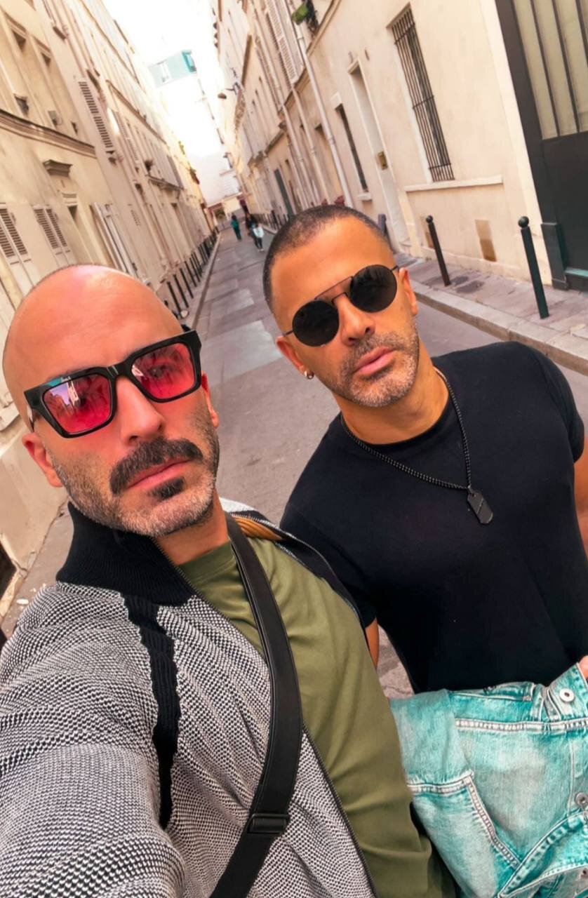 عکس | استایل سیروان خسروی و پدرام درخشانی در خیابان‌های فرانسه