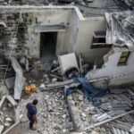 ببینید | ویدیویی تکان دهنده از وضعیت خیابان‌های نوار غزه