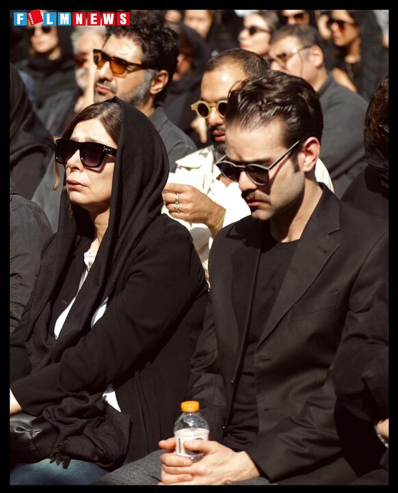 گزارش تصویری از مراسم وداع با پیکر آتیلا پسیانی بازیگر