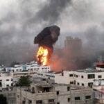 ببینید | آتش‌سوزی در شهر صفد بر اثر اصابت موشکپ‌های عیاش ۲۵۰ مقاومت