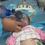 ببینید | تصاویری دردناک از تلاش امدادگران غزه برای احیای یک نوزاد