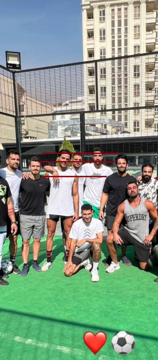 عکس | مشخص شدن میزان تفاوت قد محمدرضا گلزار با وریا غفوری در عکس گروهی