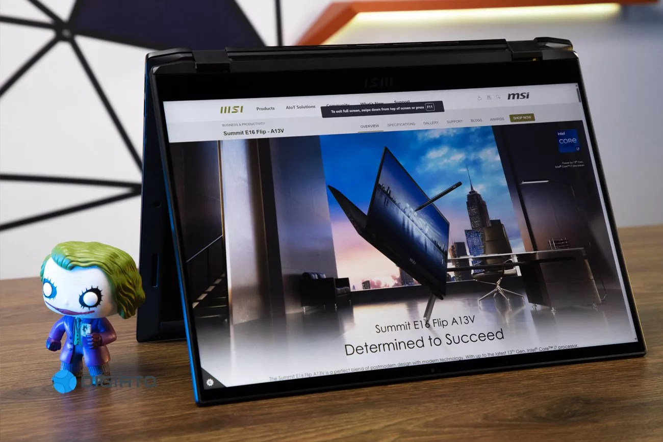 بررسی لپ تاپ MSI Summit E16 Flip