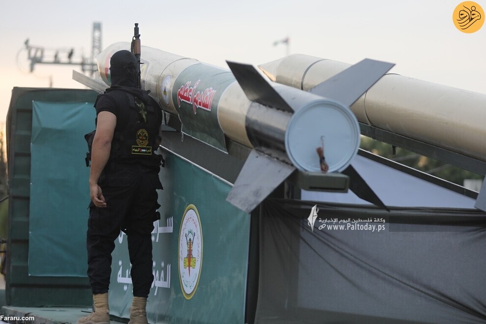 (تصاویر) رژه گردان‌های قدس در غزه با تجهیزات نظامی جدید