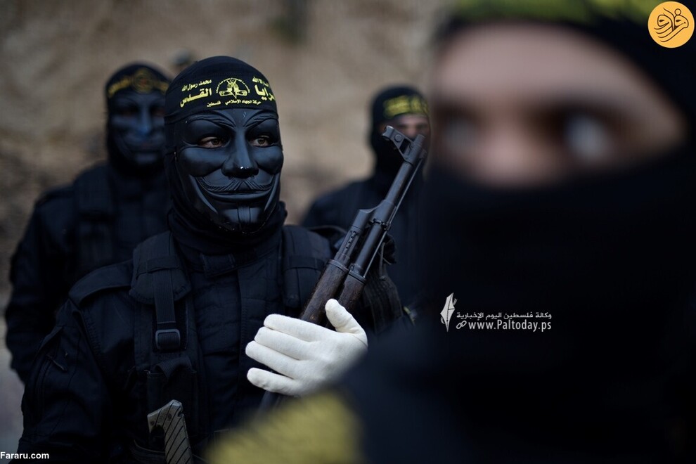 (تصاویر) رژه گردان‌های قدس در غزه با تجهیزات نظامی جدید