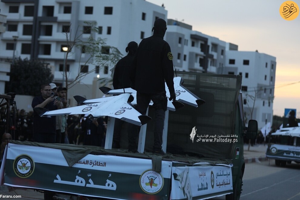 (تصاویر) رژه گردان‌های قدس در غزه با تجهیزات نظامی جدید