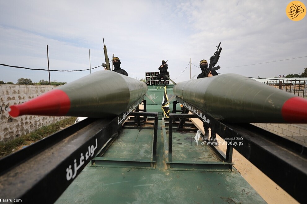 (تصاویر) رژه گردان‌های قدس در غزه با تجهیزات نظامی جدید