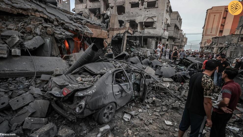 (تصاویر) غزه آماج حملات مرگبار اسرائیل؛ بوی باروت و خون در محله‌های ویران شده