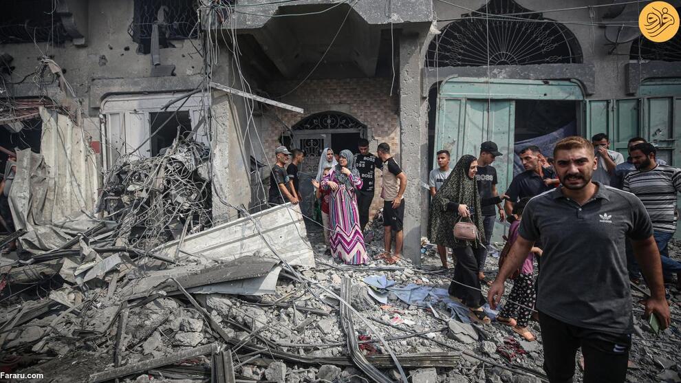 (تصاویر) غزه آماج حملات مرگبار اسرائیل؛ بوی باروت و خون در محله‌های ویران شده