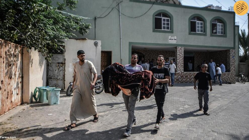 (تصاویر) غزه آماج حملات مرگبار اسرائیل؛ بوی باروت و خون در محله‌های ویران شده