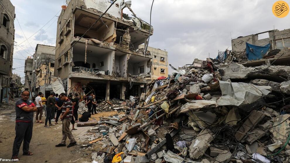 (تصاویر) غزه آماج حملات مرگبار اسرائیل؛ بوی باروت و خون در محله‌های ویران شده