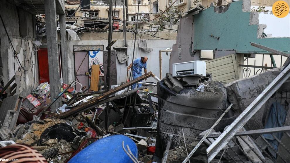 (تصاویر) غزه آماج حملات مرگبار اسرائیل؛ بوی باروت و خون در محله‌های ویران شده