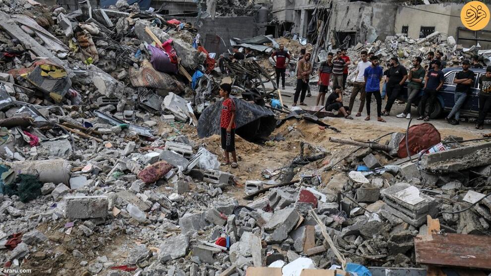 (تصاویر) غزه آماج حملات مرگبار اسرائیل؛ بوی باروت و خون در محله‌های ویران شده
