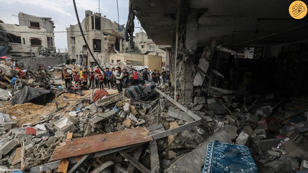 (تصاویر) غزه آماج حملات مرگبار اسرائیل؛ بوی باروت و خون در محله‌های ویران شده