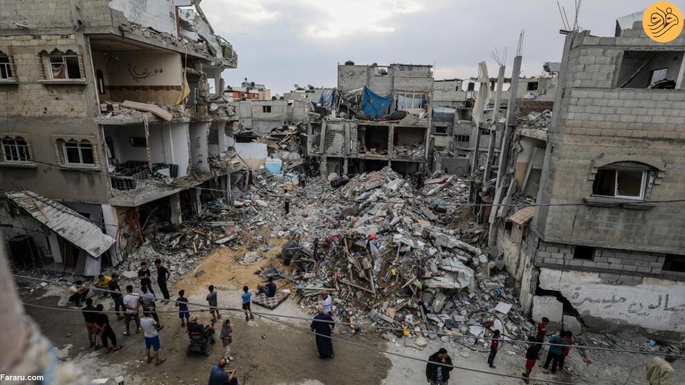 (تصاویر) غزه آماج حملات مرگبار اسرائیل؛ بوی باروت و خون در محله‌های ویران شده