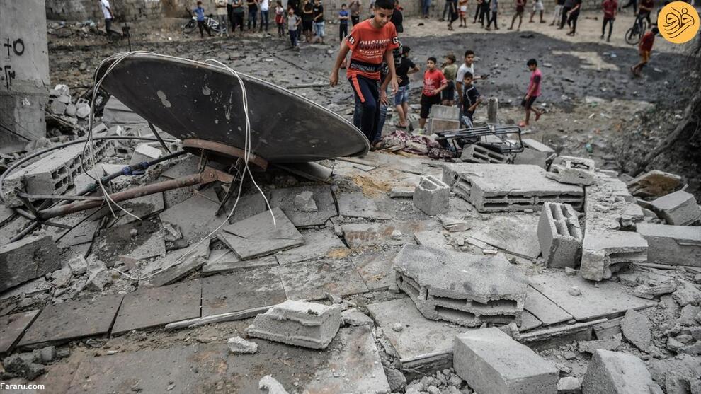 (تصاویر) غزه آماج حملات مرگبار اسرائیل؛ بوی باروت و خون در محله‌های ویران شده