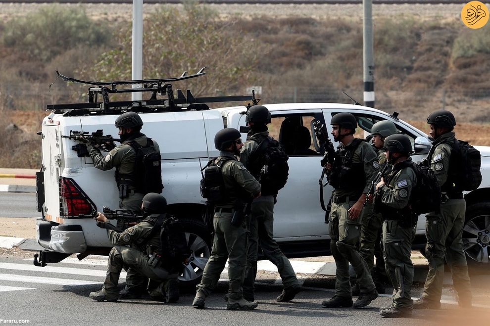 (تصاویر) جنگ خیابانی مقاومت فلسطین با ارتش اسرائیل در سدیروت