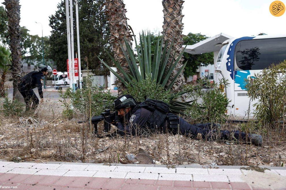 (تصاویر) جنگ خیابانی مقاومت فلسطین با ارتش اسرائیل در سدیروت